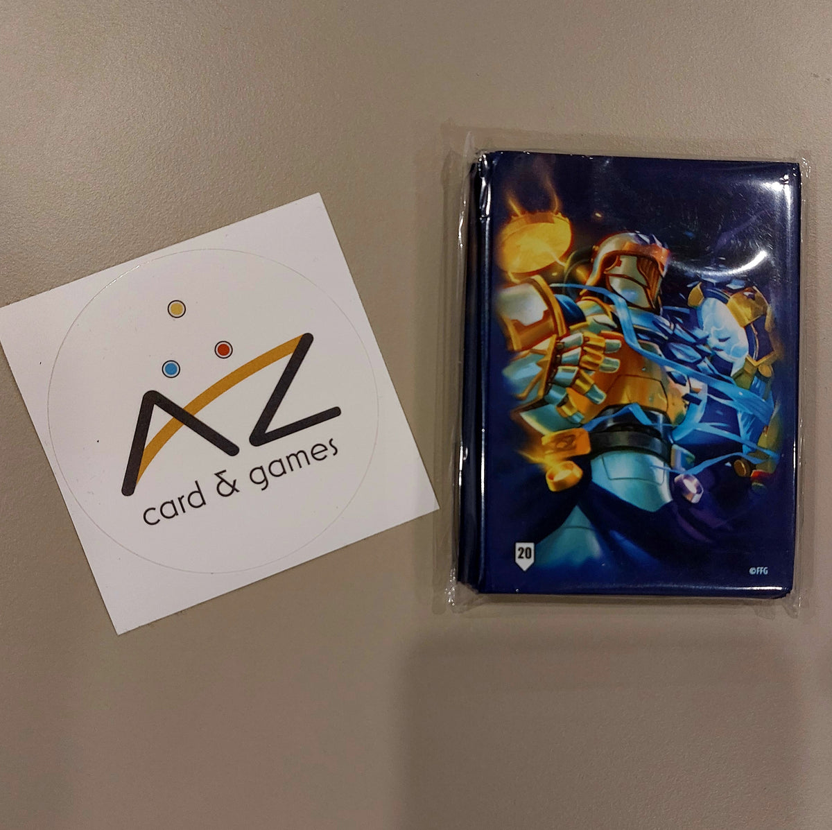 KeyForge: Art Sleeve - Blue (Sanctum Warrior) 66 x 92 mm (40)