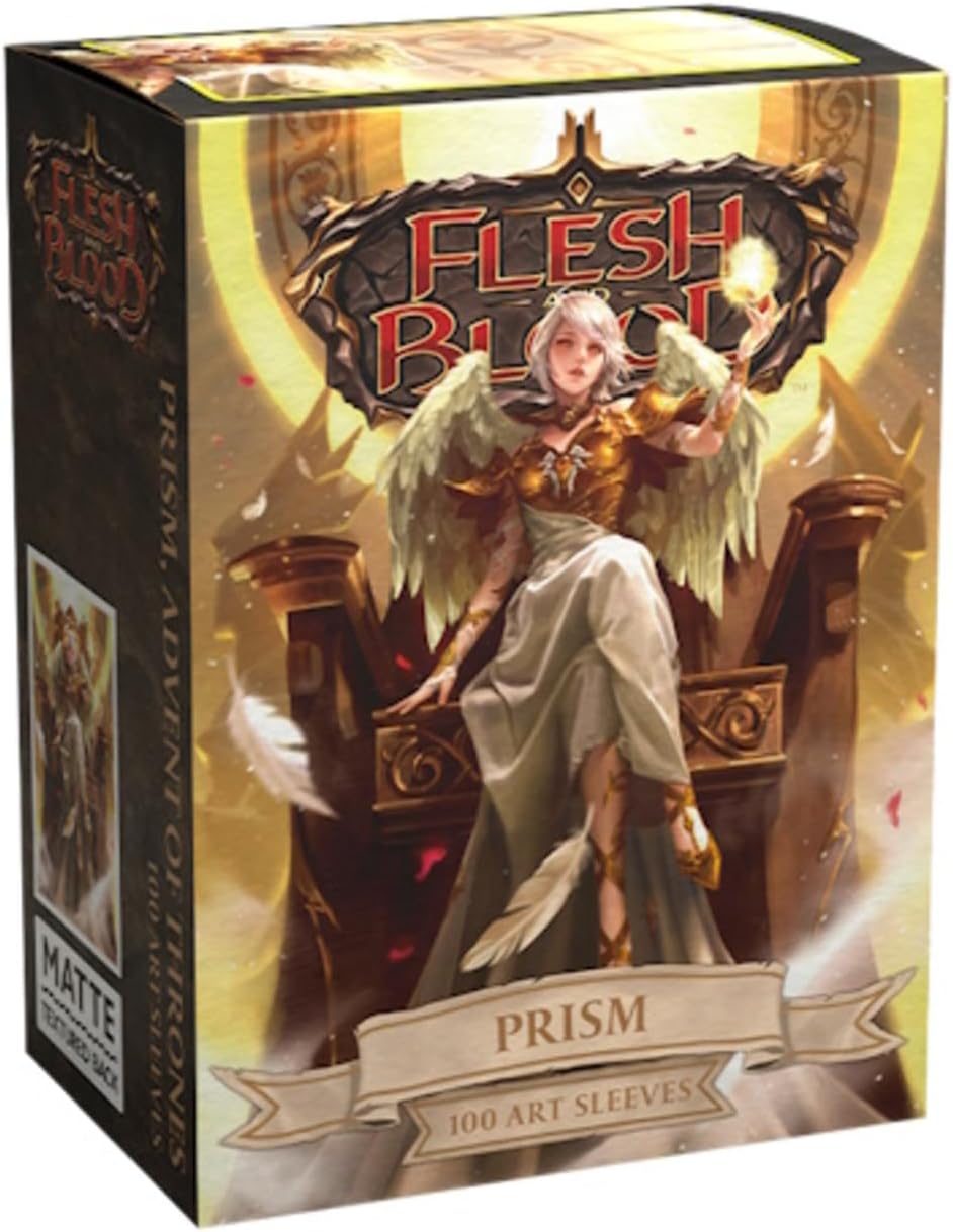 DRAGON SHIELD FLESH&BLOOD LICENSE STANDARD MATTE ART SLEEVES - PRISM ADVENT OF THRONES (100 SLEEVES)