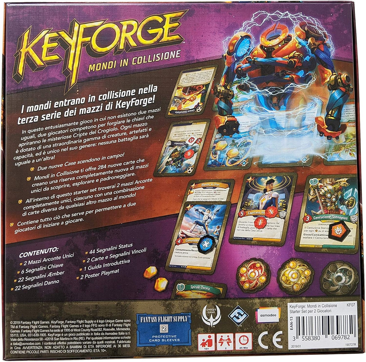 KeyForge Mondi in Collisione (World's Collide WC) - STARTER SET per 2 Giocatori ITA