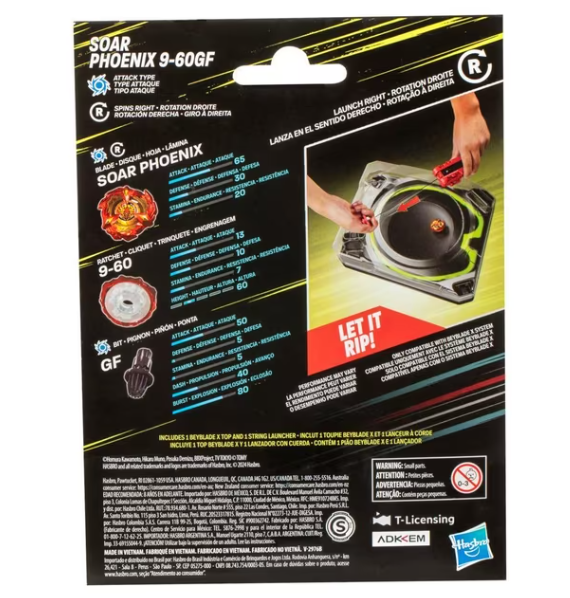 Beyblade X Soar Phoenix Deluxe Launcher Set
