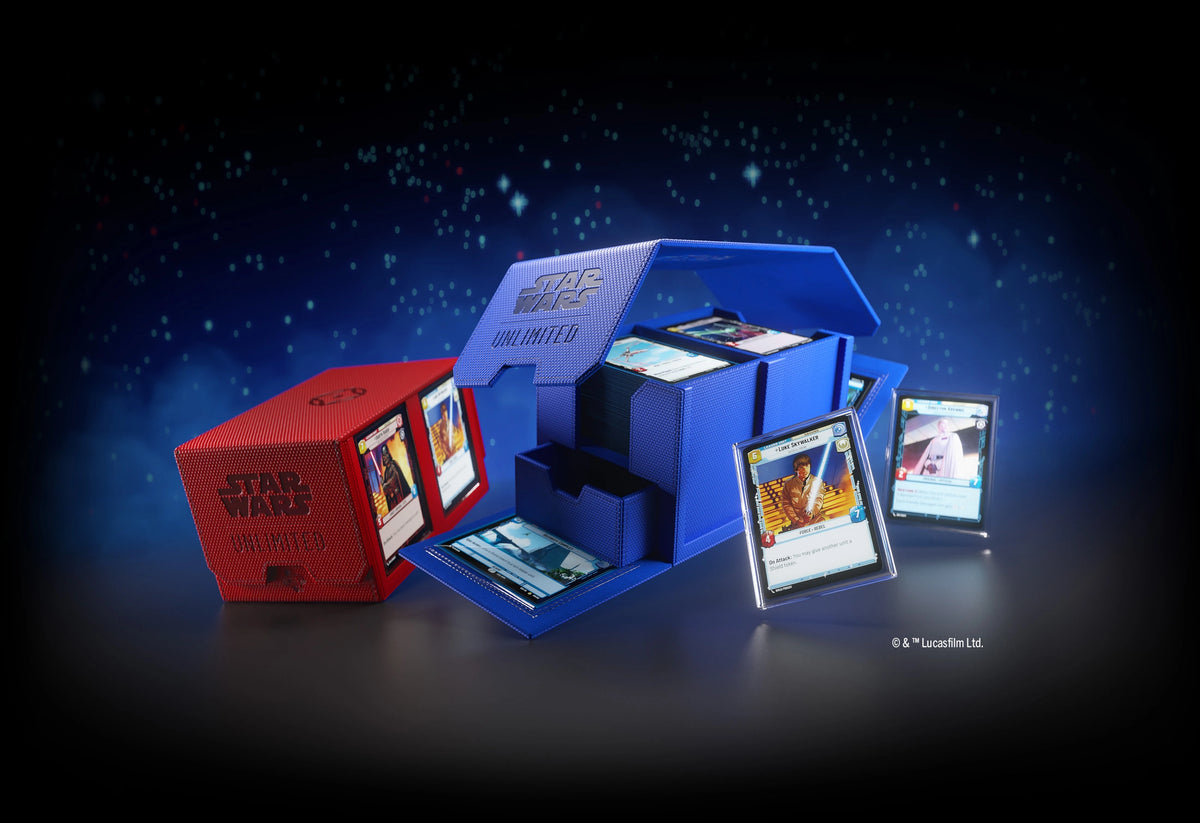 GAMEGENIC - STAR WARS: UNLIMITED DOUBLE DECK POD - BLACK