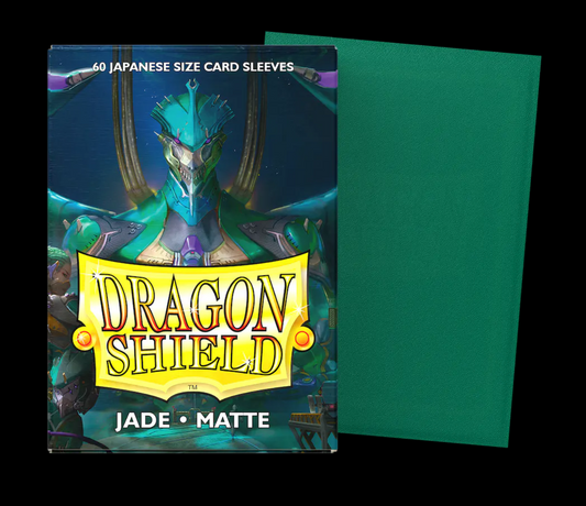 DRAGON SHIELD JAPANESE MATTE SLEEVES - JADE (60 SLEEVES)