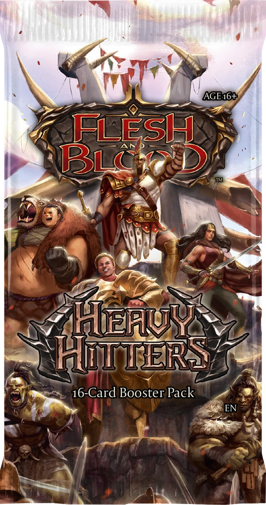FLESH & BLOOD TCG - HEAVY HITTERS BOOSTER DISPLAY (24 PACKS) - ENG