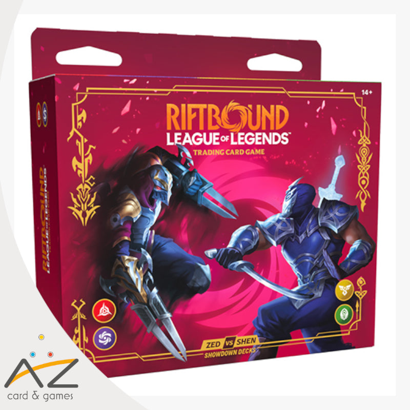 LoL Riftbound: Vendetta Showdown Deck Display