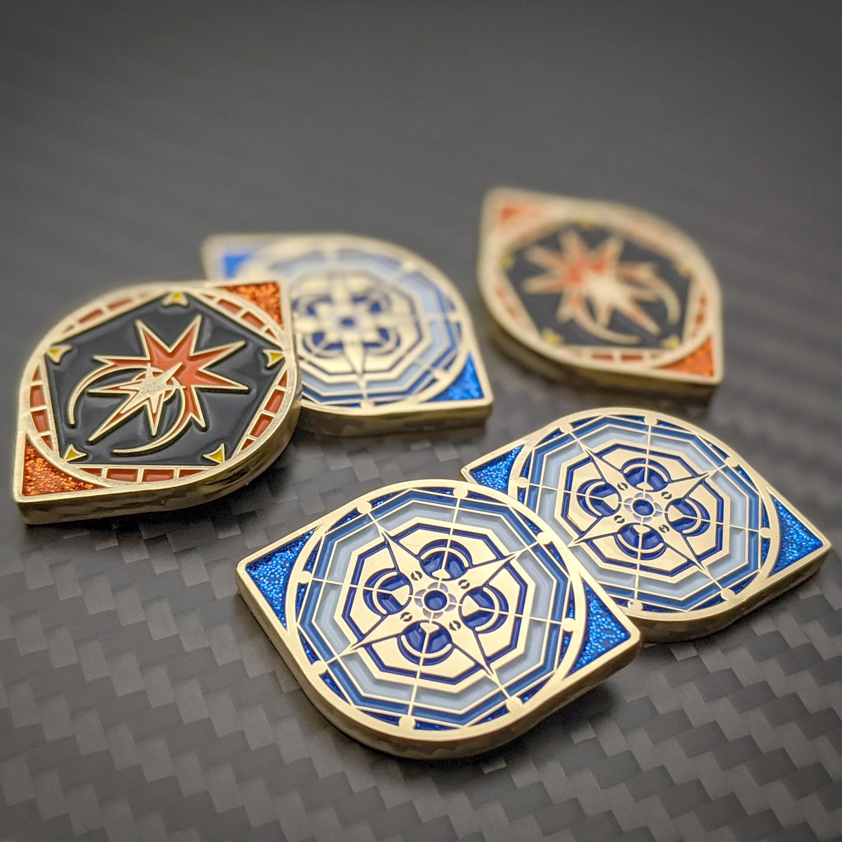 Luxury Playstyle Rile & Resist Reversible Ward Enrage Metal Token