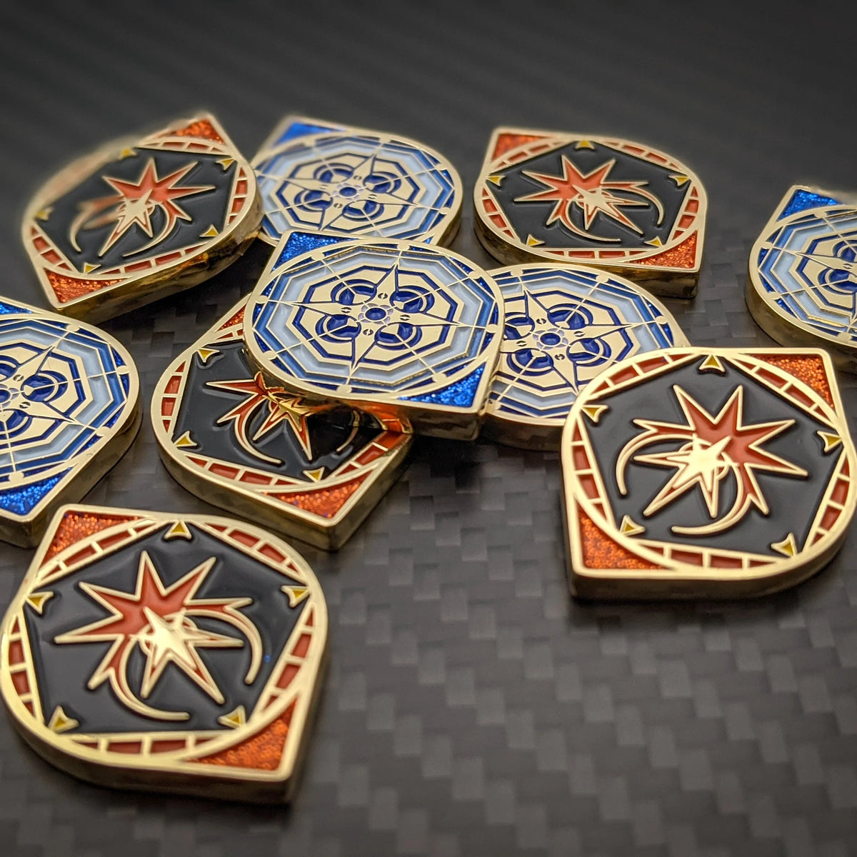 Luxury Playstyle Rile & Resist Reversible Ward Enrage Metal Token
