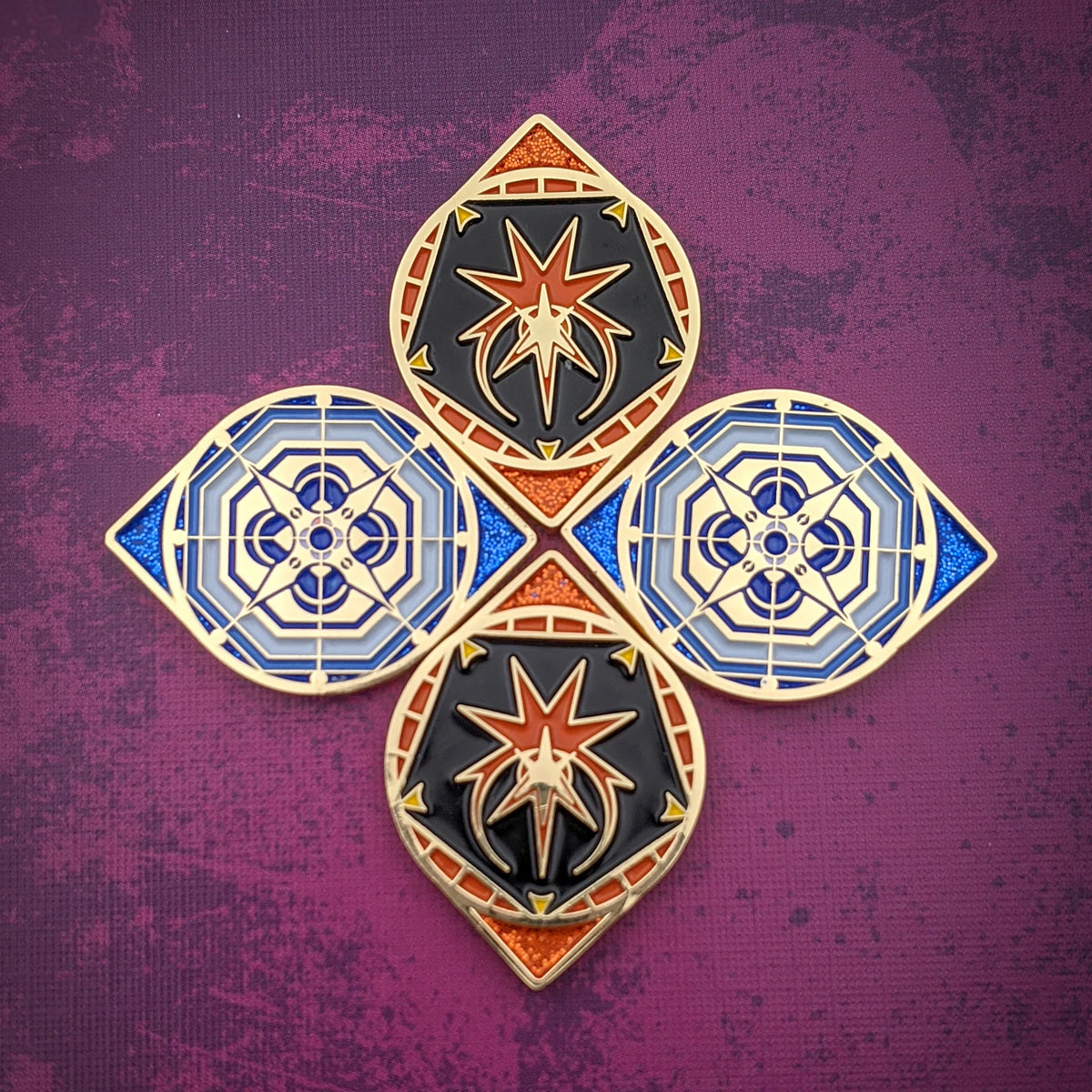 Luxury Playstyle Rile & Resist Reversible Ward Enrage Metal Token