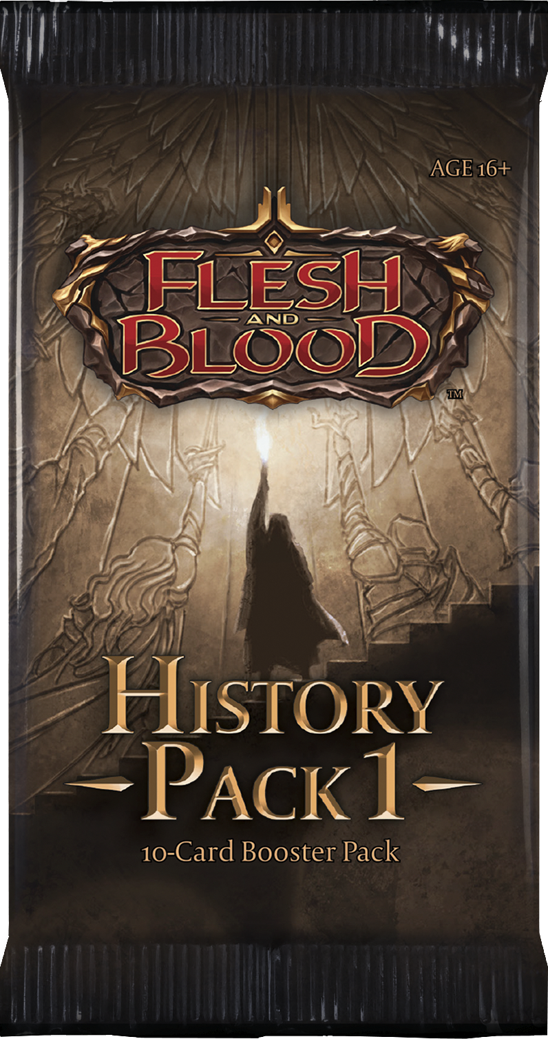 Flesh & Blood TCG – History Pack 1 (36 Packs) White Label – EN