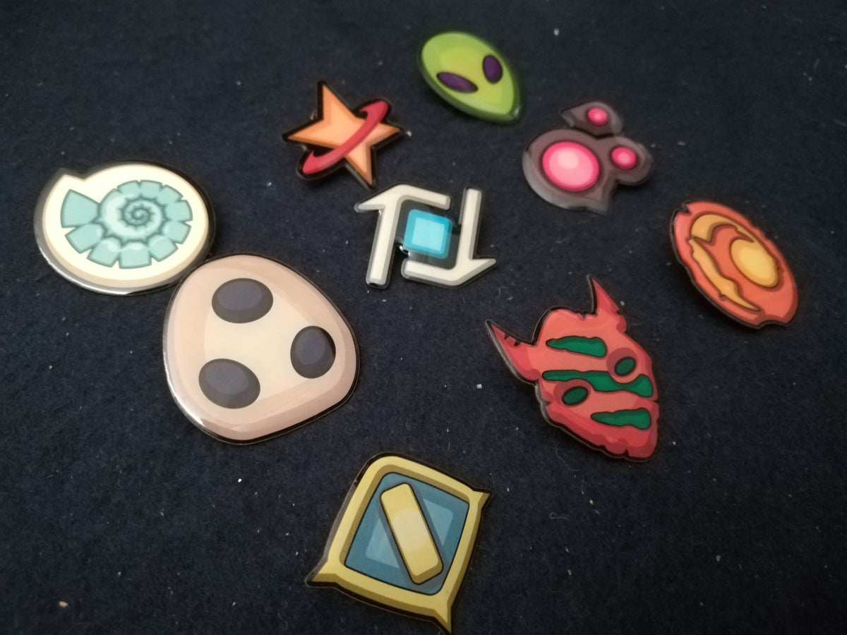 SET completo 9 spille ufficiali delle case di Keyforge (9 pins)