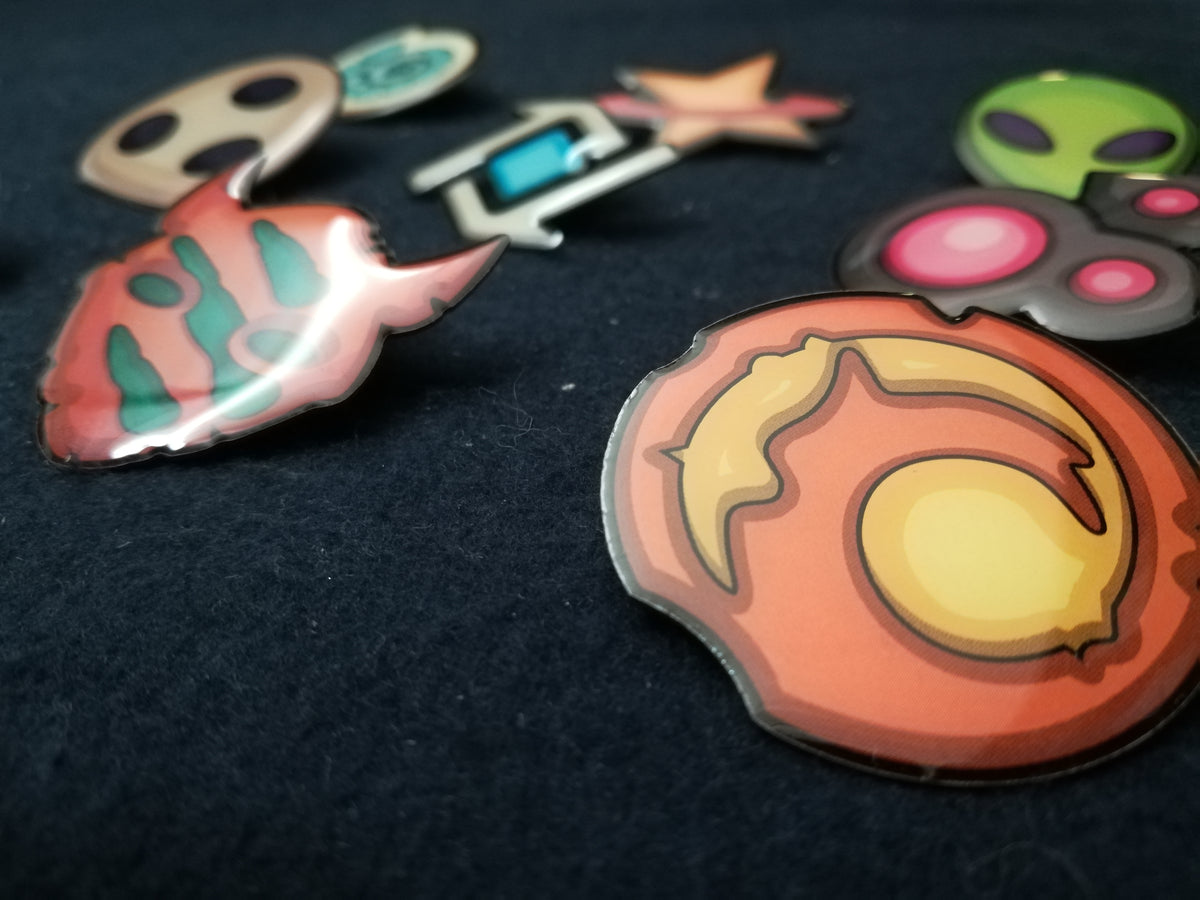 SET completo 9 spille ufficiali delle case di Keyforge (9 pins)
