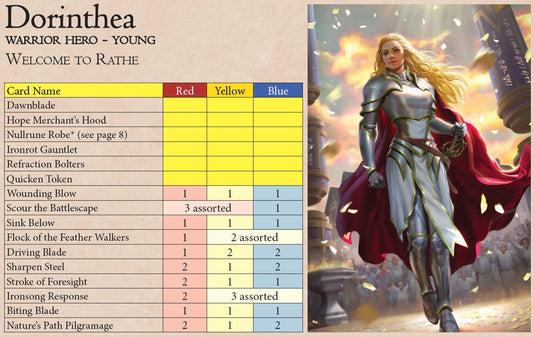Dorinthea - Warrior Starter Blitz Deck