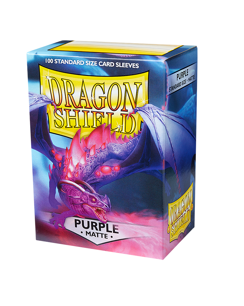 Dragon Shield Standard Sleeves - Purple Matte (100 Sleeves)