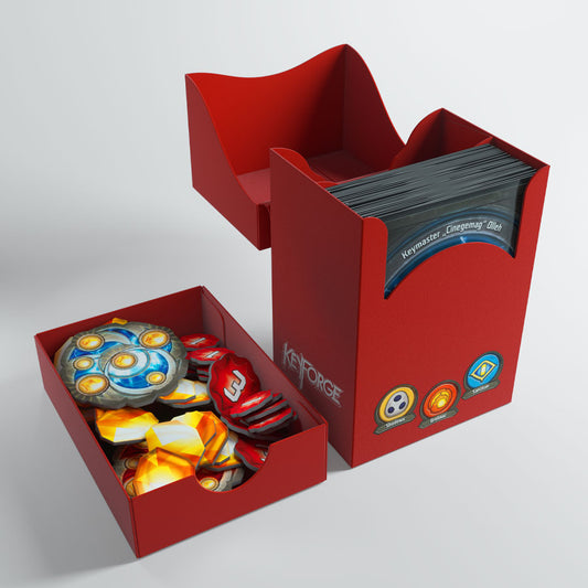 Gamegenic KeyForge Gemini Deck Box - Red