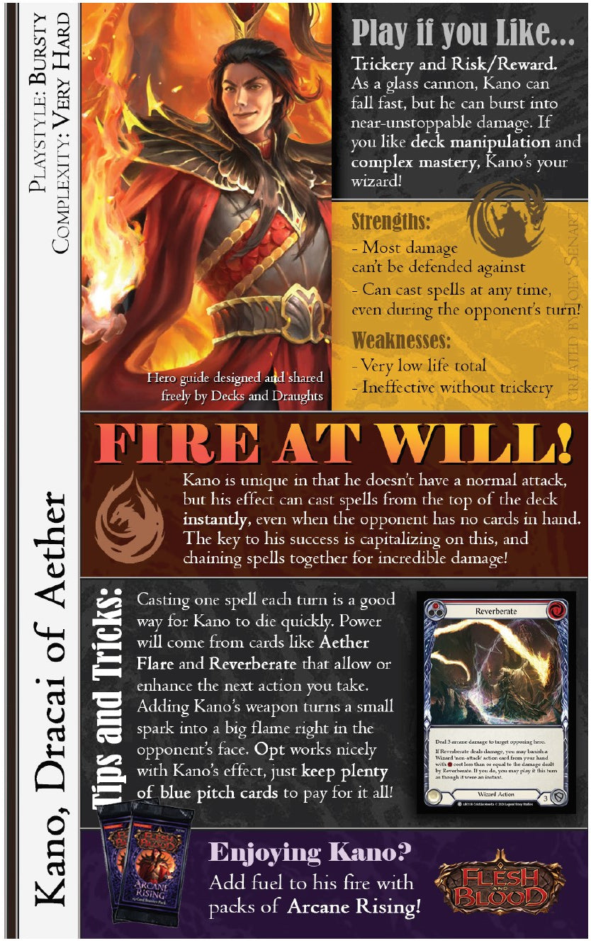 Kano - Wizard Starter Blitz Deck