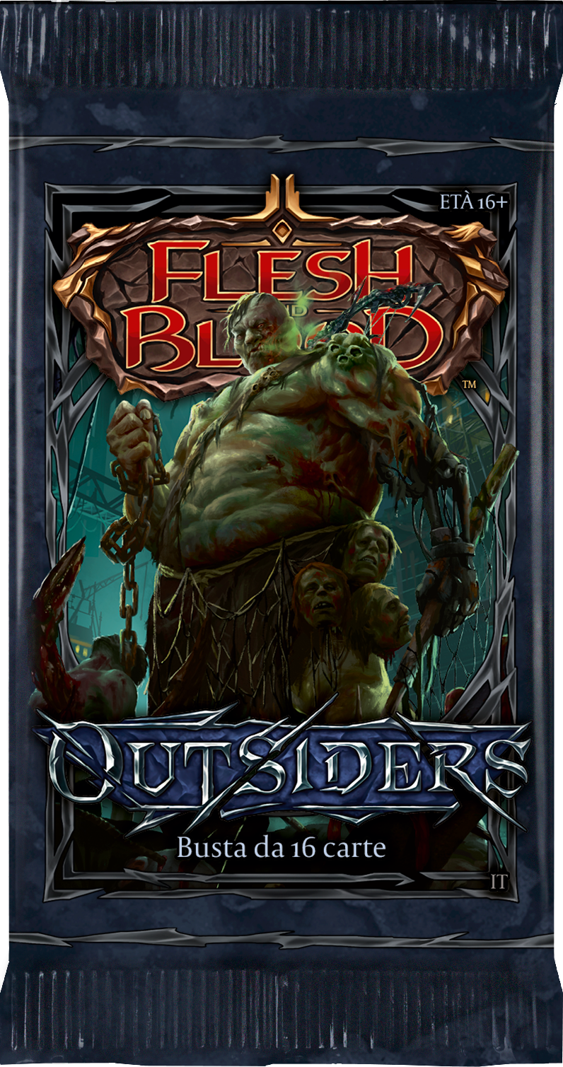 FLESH & BLOOD TCG - FAB OUTSIDERS BOOSTER DISPLAY (24 PACKS) - EN