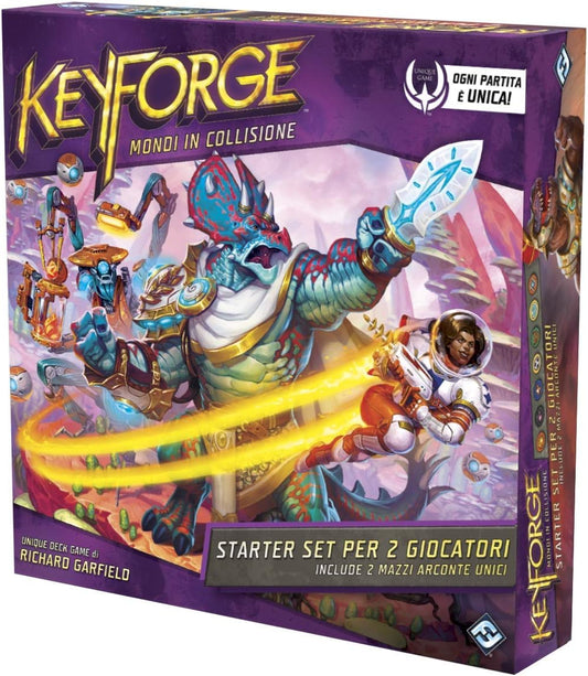 KeyForge Mondi in Collisione (World's Collide WC) - STARTER SET per 2 Giocatori ITA