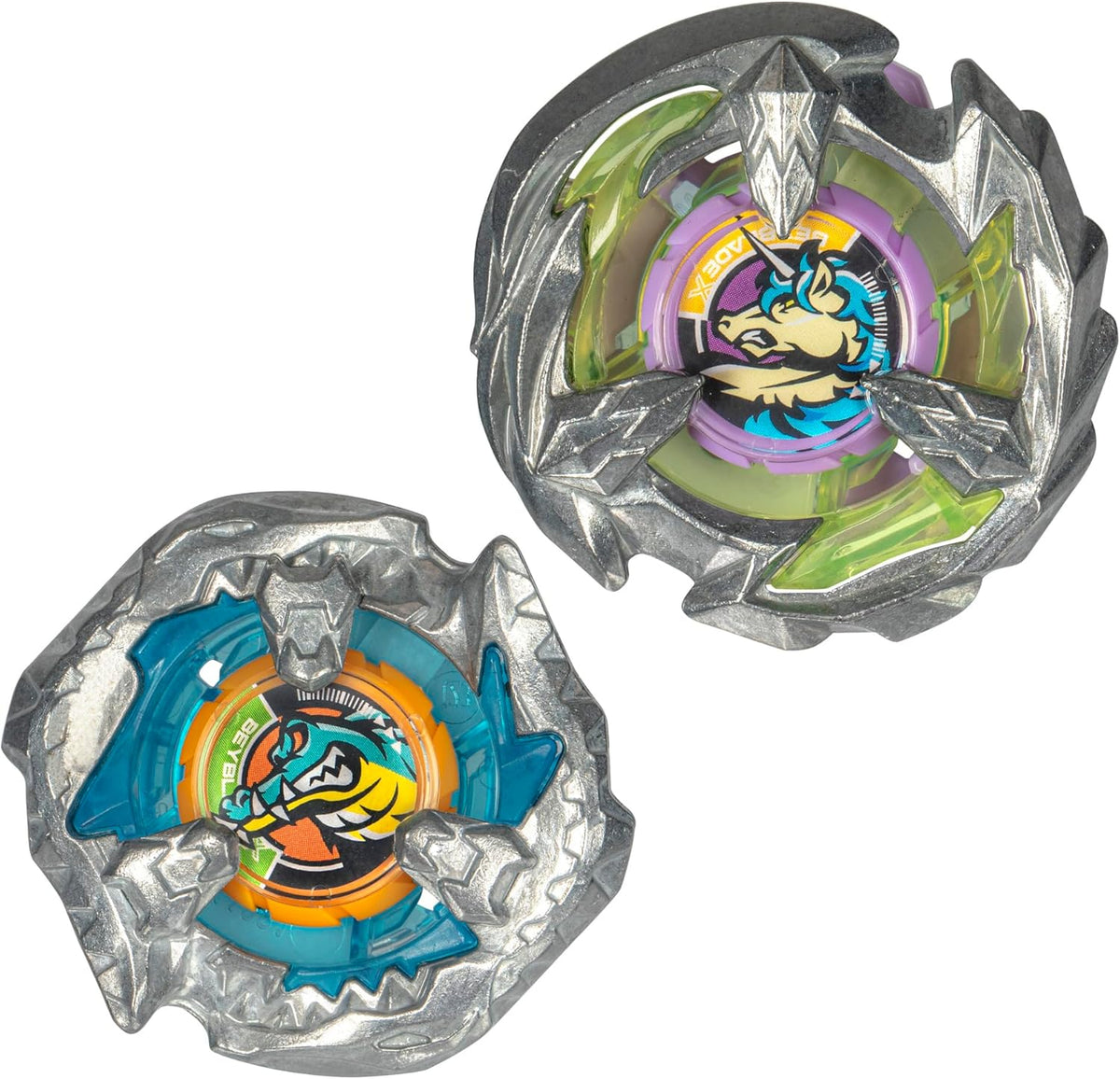 Beyblade X Bite Croc 3-60LF and Sting Unicorn 4-60P Top Dual Pack Set