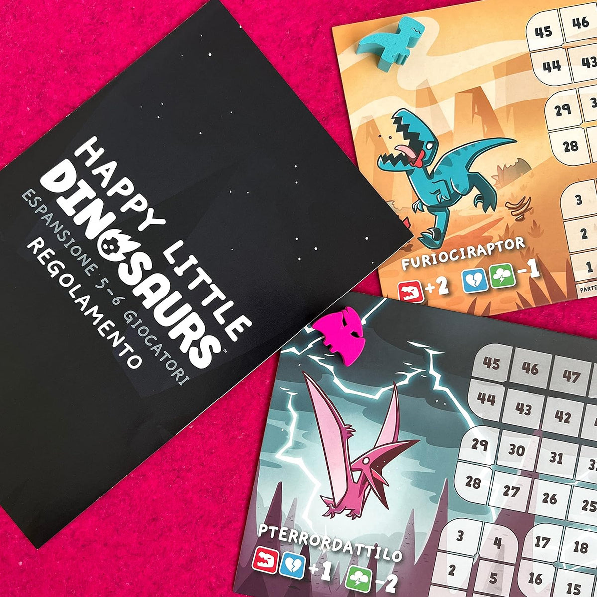 Happy Little Dinosaurs - Espansione 5-6 Giocatori