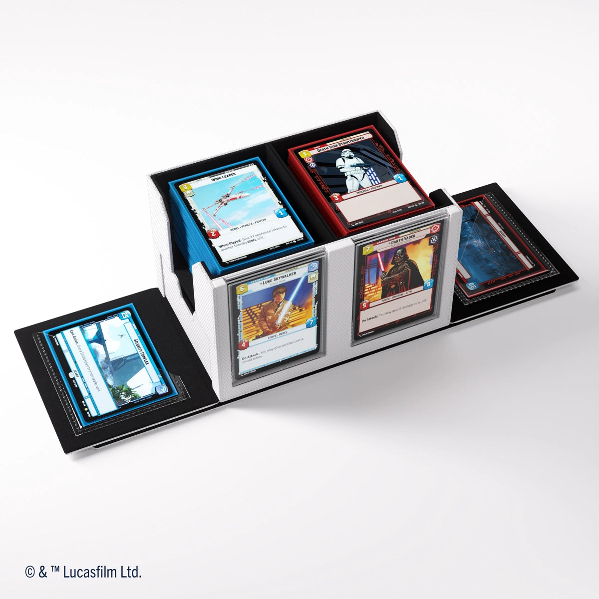 GAMEGENIC - STAR WARS: UNLIMITED DOUBLE DECK POD - BLACK