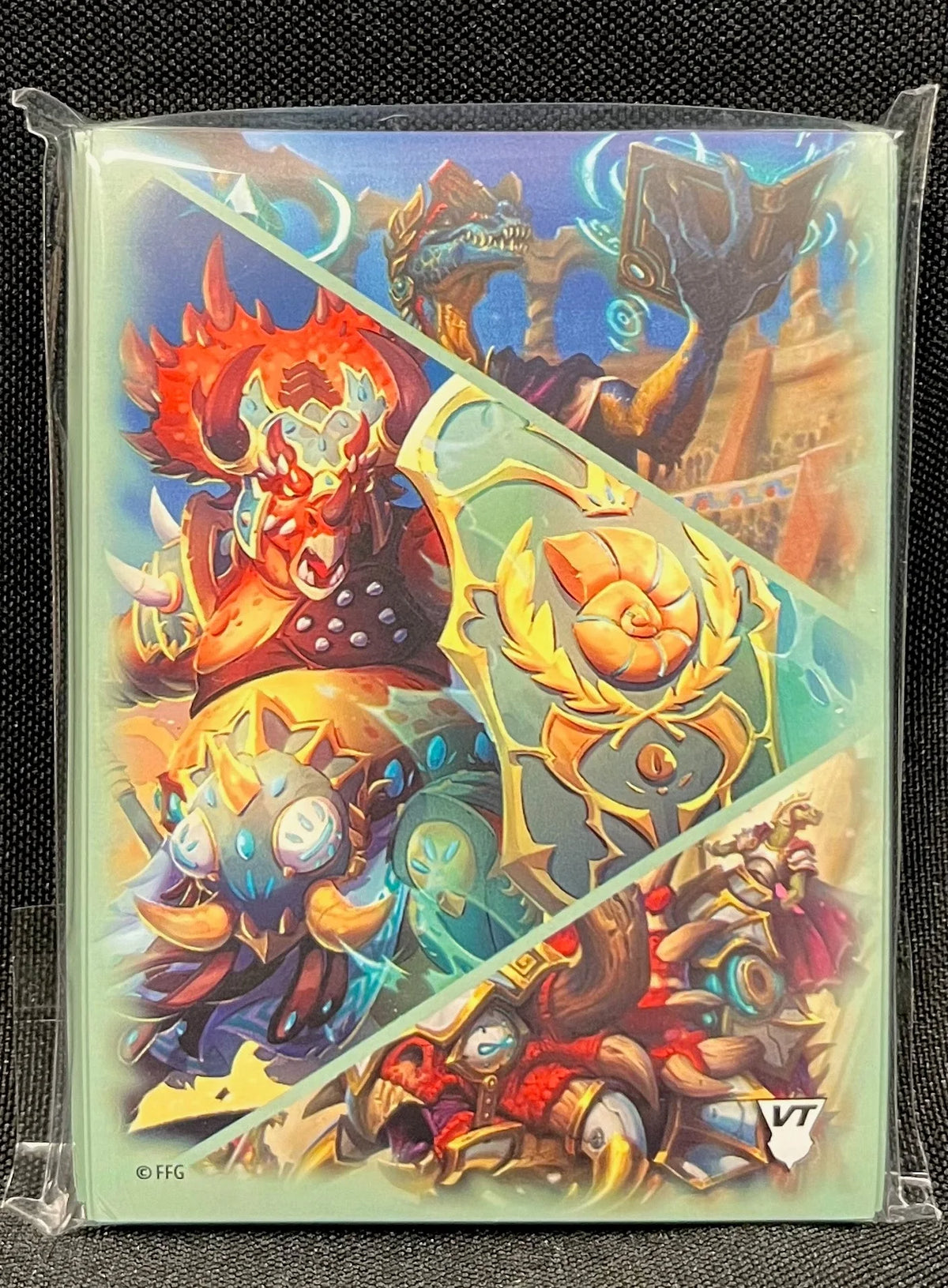 KeyForge: Art Sleeve: Vault Tour - Saurian 66 x 92 mm (40)