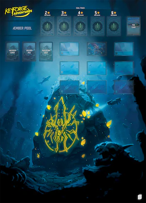 KEYFORGE ADVENTURES: ABYSSAL CONSPIRACY PLAYMAT