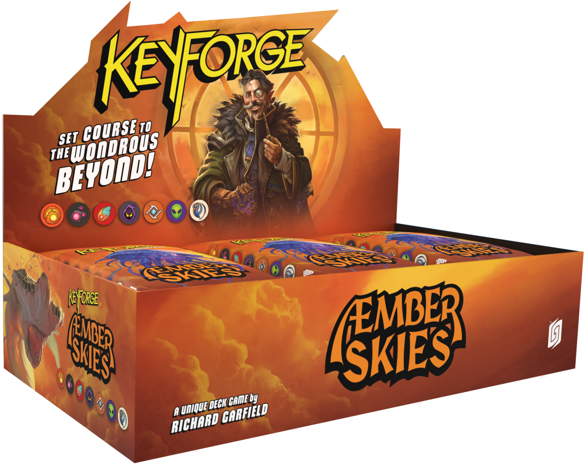 KeyForge: Æmber Skies [AS] Deck Display (12 Decks) - FRA