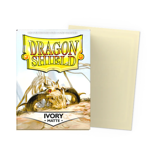 Dragon Shield Standard Sleeves - Matte Ivory (100 Sleeves)
