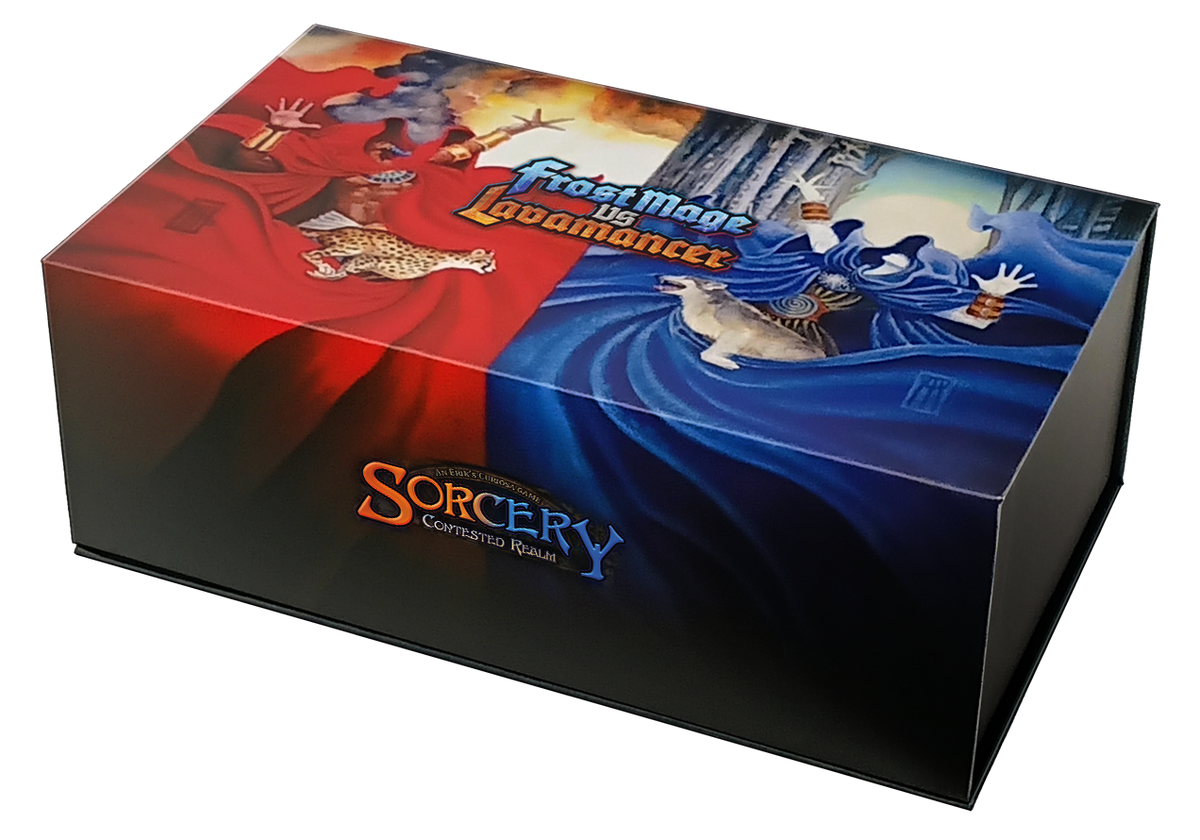 Sorcery TCG - Frost Mage vs Lavamancer Preconstructed Deck Display (2 Decks) - EN