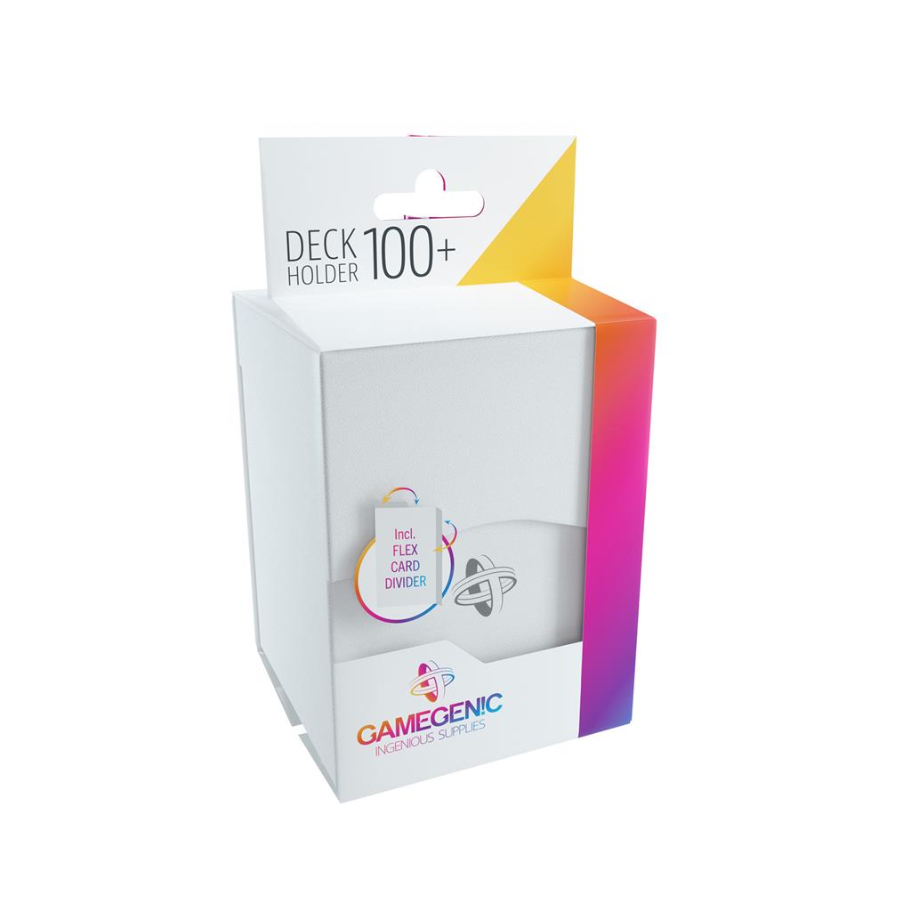 GAMEGENIC - DECK HOLDER 100+ WHITE
