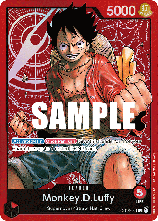 One Piece Card Game Starter Deck - Straw hat Crew- [ST-01]