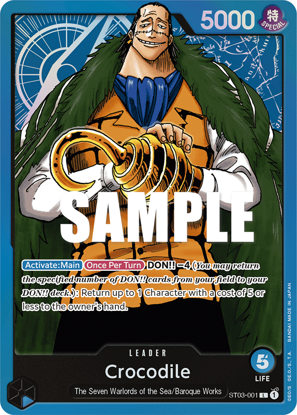 One Piece Card Game Starter Deck The Seven Warlords of the Sea [ST-03]
