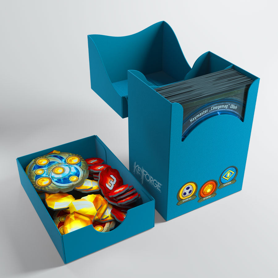 Gamegenic KeyForge Gemini Deck Box - Blue