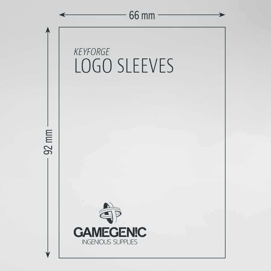 Gamegenic KeyForge Logo Sleeves - Blue (40 Sleeves)